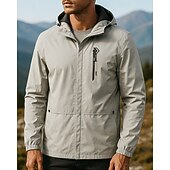 baratos Casacos impermeáveis-Homens Jaqueta Corta-Vento Jaqueta Softshell Jaqueta de Trilha Ao ar livre Prova-de-Água A Prova de Vento Roupas de caminhada Roupas de caminhada Primavera Outono Blusas Campismo / Escursão