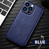 お買い得  iPhone用ケース-電話 ケース 用途 16 15 14 Pro Max Plus 16e 13 Pro Max バックカバー 耐衝撃 レトロ風 TPU PUレザー