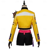 preiswerte Damenkostüme-Kpop-inspiriert Von koreanischen Idolen inspiriert Idol Popstar Kostüm Festkleidung Virtuelles Idol for Damen Erwachsene Halloween Karneval Leistung Comic-Konzert Anime Expo