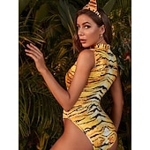 economico Costume da Animale-Vestito Costume Cosplay Copricapo Fantasia animale Patinata Costume Sexy Adulti Per donna Halloween Feste Halloween Performance Vestirsi