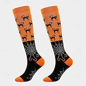 ハロウィンのノベルティアンクルソックス、面白いユニセックススポーツレッグソックス、男性と女性のためのホリデーテーマの圧縮ソックス お買い得  ホームソックス-ハロウィンのノベルティアンクルソックス、面白いユニセックススポーツレッグソックス、男性と女性のためのホリデーテーマの圧縮ソックス