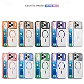 halpa iPhone-kotelot-puhelin Etui Käyttötarkoitus Samsung Galaxy 17 Air 16 15 14 Pro Max Plus 16e 13 Pro Max Takakuori Tukee langatonta latausta Iskunkestävä Väri kaltevuus TPU PC