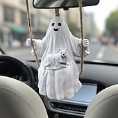 billige Anheng og dekor til bil-1 stk. søt huskebil-sjarm til bakspeiloppheng til halloween &amp;julepynt perfekt gaveidé