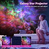 baratos Luzes de Natal-Projetor de galáxia de astronauta, projetor de estrelas com controle remoto, projetor de luz de astronauta com 8 cores, projetor de galáxia de nebulosa LED para decoração de quarto de criança,