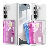 cheap Samsung Cases-Phone Case For Samsung Galaxy Z Fold 7 Z Fold 6 Back Cover Card Slot Shockproof Retro PC