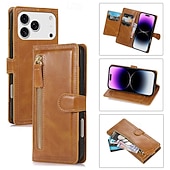 tanie Etui do iPhone&#039;ów-telefon Kılıf Na iPhone 17 Air 16 15 14 Pro Max Plus 16e 13 Pro Max Mini Osłona tylna Magnetyczne Stopka Gniazdo karty Retro TPU Skóra PU
