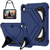 economico Cover per iPad-Tavoletta Custodie cover Per Apple iPad 10a 10,9&quot; Portatile Tracolla con supporto regolabile Armatura Gel di Silice PVC