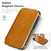 economico Cover Samsung-telefono Custodia Per Samsung Galaxy S25 Ultra S24 Plus S23 Ultra Plus S22 Ultra Copertura Posteriore Magnetico Slot per Carte Resistente agli urti Retrò TPU Pelle PU