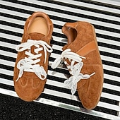 abordables Baskets-Baskets rétro à lacets en daim pour hommes, chaussures décontractées légères pour le style urbain et les tenues de week-end