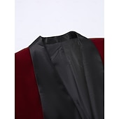 voordelige Herenkostuums uit de jaren 1920-Retro vintage Roaring jaren '20 Jaren 1920 Smoking Pakken en blazers The Great Gatsby Heer Effen Kleur Kostuum Voor heren Carnavalskostuum Kerstmis Carnaval Nieuwjaar Cocktailparty Thema feest