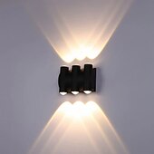 economico applique da esterno-Lampada da parete a LED per esterni, illuminazione up/down, lampada da parete per interni impermeabile IP65, lampada da camera da letto moderna