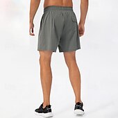 Недорогие Беговые шорты-Муж. Шорты для бега Тренировочные шорты С карманами Завышенная Нижняя часть Одежда для спорта и отдыха Для спортивного зала Тренировка Быстровысыхающий Легкость Тренажерный зал Баскетбол Спортивная