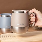 economico Utensili e gadget da cucina-Bicchiere da caffè isolato in acciaio inossidabile da 16,91 once con coperchio – tazza sottovuoto a doppia parete per bevande calde &amp;bevande fredde, perfette per la casa, l&#039;esterno, il campeggio e
