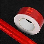 baratos Equipamento de Camping-Fita refletiva dot-c2 de alta visibilidade - 1 adesivo de advertência de segurança à prova d&#039;água e resistente para visibilidade noturna e cuidado com perigos, ideal para reboques, caminhões,