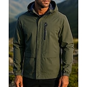 baratos Casacos impermeáveis-Homens Jaqueta Corta-Vento Jaqueta Softshell Jaqueta de Trilha Ao ar livre Prova-de-Água A Prova de Vento Roupas de caminhada Roupas de caminhada Primavera Outono Blusas Campismo / Escursão