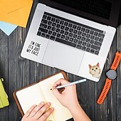 cheap Wall Stickers-Set Of 130 Pcs Funny Saying Stickers Waterproof Vinyl Decals For Laptop Phone Guitar Skateboard Suitcase Scrapbook Journal Notebook Kids Toys Decoration
