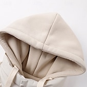 billiga Herrdunjackor och -parkas-Herr Vinterkappa Pufferjacka Vadderad jacka Ficka Polyester Semester Dagliga kläder Datum Normal Mode Ledigt Bekväm Håller värmen Vinter Enfärgad / vanlig färg Svart Vit Ljusgrön Röd Pufferjacka