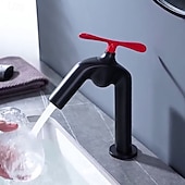 ieftine Robinete Chiuvetă Baie-Baie Chiuveta Robinet - Clasic Pictate finisaje Piesă Centrală Singur mâner o gauraBath Taps
