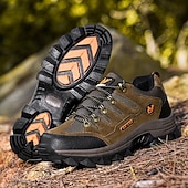 cheap Hiking Boots-Men's Durable Hiking Shoes with Anti-Slip Sole, Shock-Absorbing Outdoor Trekking Sneakers for Climbing, Camping and Travel