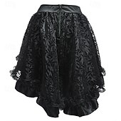 halpa Pohjat-Retro / vintage Punk &amp; goottilainen Steampunk Hameet Gootti tyttö Rimpsu Naamiaispuku Naisten Fantasia Steampunk Naamiaiset Rento / arki Aikuiset Hame