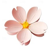 cheap Fruit &amp; Vegetable Tools-2pcs Cherry Blossom Magnetic Bag Clips Reusable Pink Flower Food Storage Clamp Decorative Plastic Hexagon-Shaped Fridge Magnet for Kitchen, Office, and Home Decor