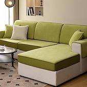ieftine Cuvertură Canapea-husă de canapea tip chenille cu acoperire completă - husă universală elastică, stil nordic modern, protector de mobilier pentru toate anotimpurile