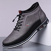 preiswerte Sneaker für Herren-braune High-Top-Wanderschuhe für Herren – bequeme Schnürschuhe für große Füße, Reisen und lange Wanderungen