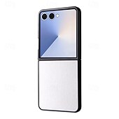 economico Cover Samsung-telefono Custodia Per Samsung Galaxy Z Flip 7 Z Flip 7 FE Z Flip 6 Z Flip 5 Copertura Posteriore Resistente agli urti Retrò TPU Pelle PU