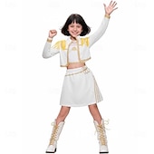 tanie Stroje dla dziewcząt-Zainspirowany koreańskim idolem Gwiazda popu Kostium Fantazyjne przebranie Wirtualny idol Kostiumy z filmów for Dla dziewczynek Dzieci Halloween Karnawał Spektakl Comic Con Anime Expo