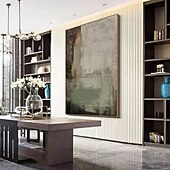 cheap Abstract Paintings-Mintura Hand Painted Abstract Green Oil Paintings on Canvas Modern Abstract Wall Art Picture For Home Decoration Ready To Hang With Stretched Frame