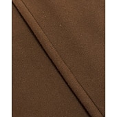 billiga Trenchcoat för män-Herr Fleece-jacka Peacoat Trenchcoat Semester Dagligen Höst Vinter Polyester Håller värmen Ytterkläder Kläder Mode Klassisk Slät Ficka Kavajslag Dubbelknäppt
