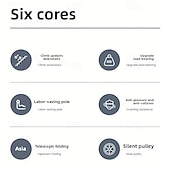 Недорогие Товары для дома-Прочная складная ручная тележка - переносная конструкция для подъема по лестнице с треугольными колесами, регулируемой ручкой, удобное хранение &amp;транспорт для подъема и спуска по лестнице, идеально