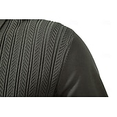 זול סוודרים וקרדיגנים אליטיסטיים לגברים-בגדי ריקוד גברים סוודר סוודר לִסְרוֹג חולצות רגילות סרוג כפתורים צבע אחיד צווארון מתקפל וינטאג' יום יומי בית הספר בית ביגוד אביב סתיו שחור חאקי S M L