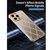 お買い得  iPhone用ケース-電話 ケース 用途 iPhone 17 Pro Max 17 Air 16 Pro Max Plus 16 バックカバー 耐衝撃 レトロ風 PC メタル