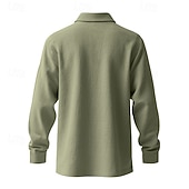 Herre Linskjorte Golf skjorte Arbeid Avslappet Knaphul Langermet Grunnleggende Moderne عادي Knapper Vår Høst Normal Svart Hvit Navyblå Kakifarget Militærgrønn Lyseblå Linskjorte billige Herre Klassisk Polo-Herre Linskjorte Golf skjorte Arbeid Avslappet Knaphul Langermet Grunnleggende Moderne عادي Knapper Vår Høst Normal Svart Hvit Navyblå Kakifarget Militærgrønn Lyseblå Linskjorte