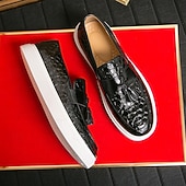 preiswerte Freizeit-Loafer-Braune Herren-Loafer mit Krokodilmuster und Quasten – luxuriöse Slipper für Business, Abendpartys und formelle Anlässe