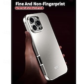 Недорогие Чехлы для iPhone-телефон Кейс для Назначение iPhone 17 Pro Max 17 Air 16 Pro Max Plus 15 Pro Max 14 Pro Max Кейс на заднюю панель Защита от удара Ретро Металл