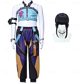 levne Dívčí kostýmy-Lovci démonů z K-Popu Rúmí Zoey Cosplay kostým Cosplay Paruky Cosplay kostým Filmové kostýmy for Dívčí Dětské předvečer Všech svatých Den dětí Plesová maškaráda
