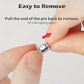 お買い得  家庭用品-4組の調節可能なジーンズウエストエクステンダークリップ、シームレスで工具不要のパンツウエスト締め具、ゆったりしたジーンズ用のインスタントバタフライピンバックル