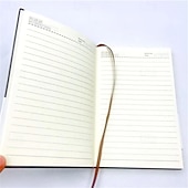 Χαμηλού Κόστους Notebooks &amp; Planners-σημειωματάριο προβάτου A5 δερμάτινο ημερολόγιο γραφείου σημειωματάριο ημερολόγιο σημειωματάριο χαρτικά μαθητής τάξη σημειωματάριο με επένδυση 100 σελίδες/200 σελίδες