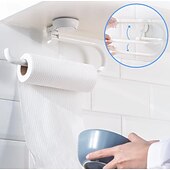 お買い得  バスルームオーガナイザー-taili タオルラック ロールペーパー収納ホルダー、収納ロールスタンド トイレットペーパーホルダー、ティッシュ収納棚 トイレットペーパーホルダー パンチングなし、キッチン装飾およびアクセサリー