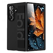 رخيصةأون جراب سامسونج-هاتف غطاء من أجل سامسونج جالاكسي Z فولد 7 زي فولد 6 Z Fold 5 Z Fold 4 غطاء خلفي مع رباط المعصم ضد الصدمات مكتب  /  الأعمال سيليكون