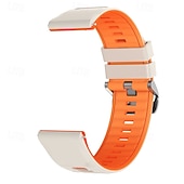 baratos Pulseiras de relógio Samsung-Pulseiras de Relógio para Samsung Galaxy Watch Ultra 47mm, Watch 8 Classic 46mm, Watch 6 Classic 47mm, Watch 5 Pro 45mm, Watch 4 Classic 47mm Aço Inoxidável Silicone Substituição Alça Dois tons