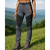 voordelige Bodems-Dames Wandelbroek Waterdichte broek Softshell broek Lapwerk Zomer Buiten Normale pasvorm waterdicht Winddicht Kleding Onderlichaam Zak Zwart Leger Groen Spandex Kamperen&amp;Wandelen Hardlopen S M L XL