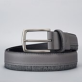 Недорогие Мужские ремни-Муж. ремень Автоматическая пряжка Быстрый выпуск Кожа PU Сплав Прочный Регулируется Полотняное плетение Синий Коричневый на открытом воздухе Повседневные Пояс на талию