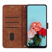 abordables Carcasas iPhone-teléfono Funda Para iPhone 17 Air 16 15 14 Pro Max Plus 16e 13 Pro Max Mini Funda Trasera con correa de muñeca Caballete Ranura para tarjetas Retro TPU Cuero de PU