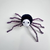 levne Halloweenské kostýmy pro děti-Děti Dívčí Doplňky do vlasů Sladký Venkovní Dovolená SPIDER Černá Bílá