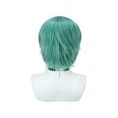 preiswerte Anime Perücken-Dämonenjäger Kostüm Perücke Sajaboy Mystery Jinu Abby Cosplay Perücken Halloween Cosplay Haar