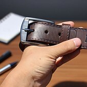 billiga Herrbälten-Herr Skärp Midjebälte Svart 8 PU läder Legering Modernt Modernt Enfärgad / vanlig färg Semester Dagliga kläder Ledigt / vardag