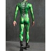 abordables Impresión-Trajes Zentai estampados Traje de cosplay Body Estampado Disfraz de carnaval Traje de Cuerpo Completo Hombre Mujer Disfraz Sexy Víspera de Todos los Santos Traje para Rendimiento Fiesta Mascarada